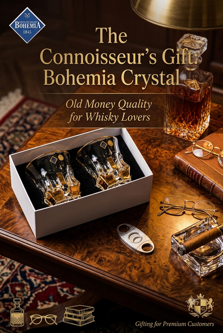 Prague Reserve Aurelia Gold Crystal Whiskey Set™
