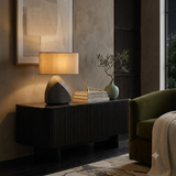 The Kuro Stone™ Sculptural Table Lamp Modern Organic Lighting for Quiet Luxury Interiors