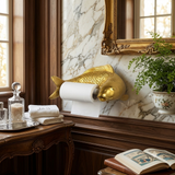 Golden Carp Vintage Toilet Paper Holder
