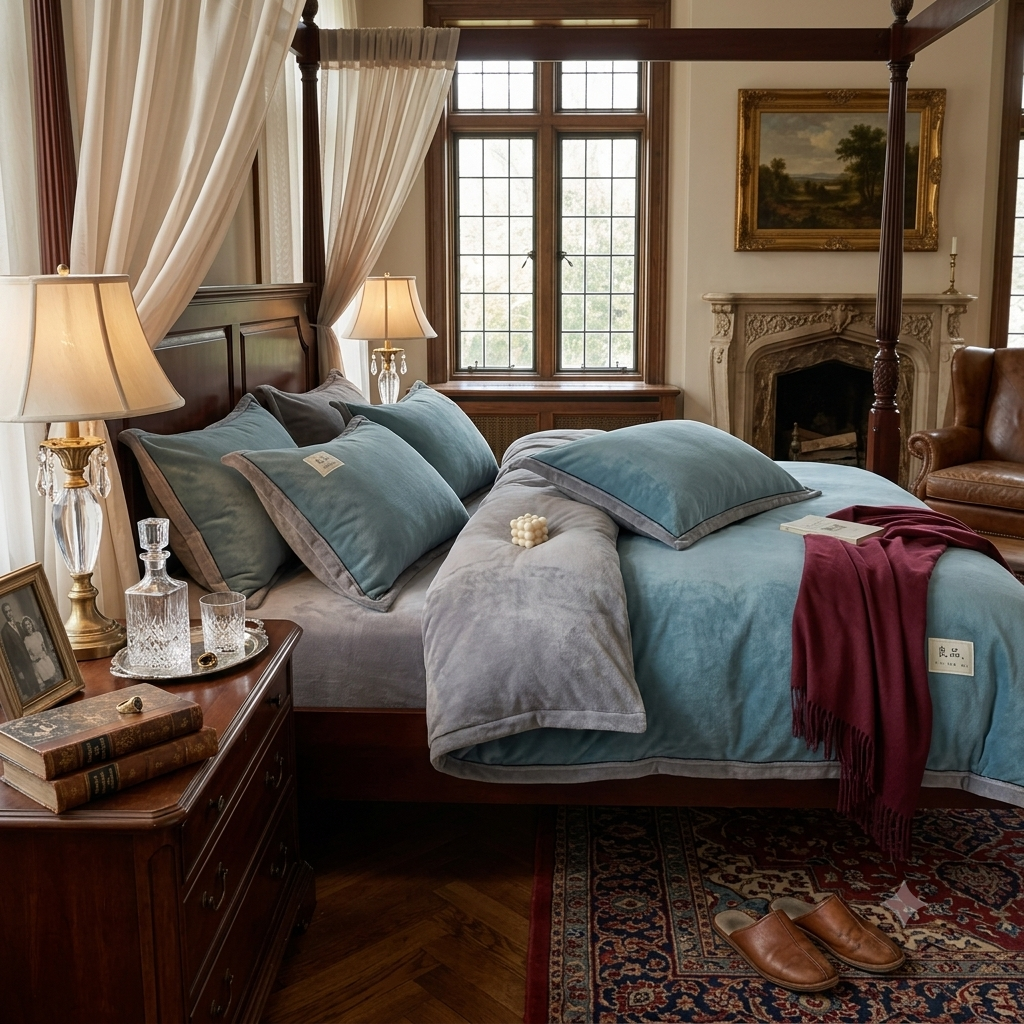 The Montclair Velvet™ Winter Bedding Collection