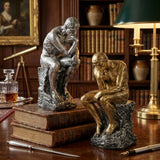 Scandinavian Sandstone Thinker Sculpture – Minimalist Home Décor
