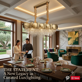 The Aurelia Crystal Halo™ Chandelier  A Statement of Light, Luxury & Timeless Elegance