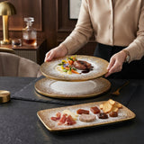 Gilded Heritage Ceramic Dinner Plate