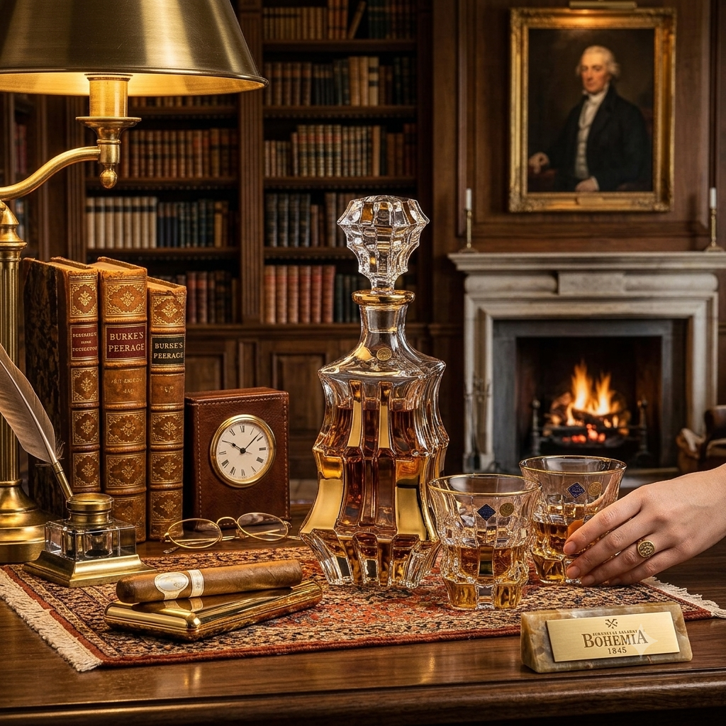 Prague Reserve Aurelia Gold Crystal Whiskey Set™