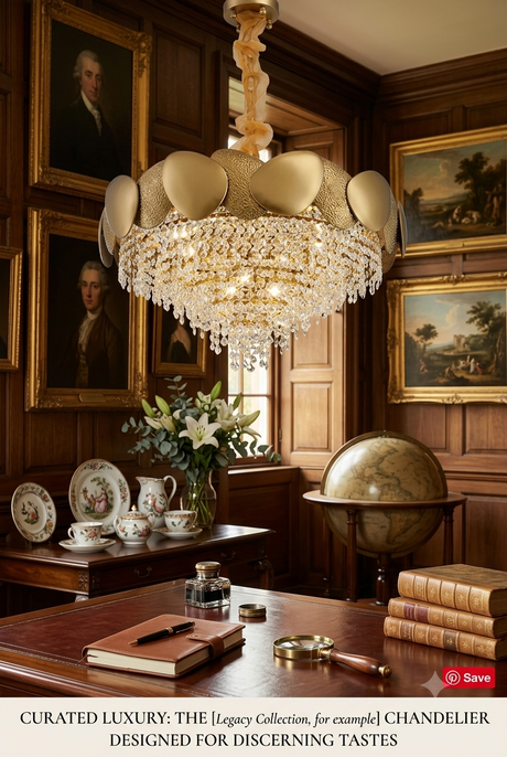 The Aurelia Crystal Halo™ Chandelier  A Statement of Light, Luxury & Timeless Elegance