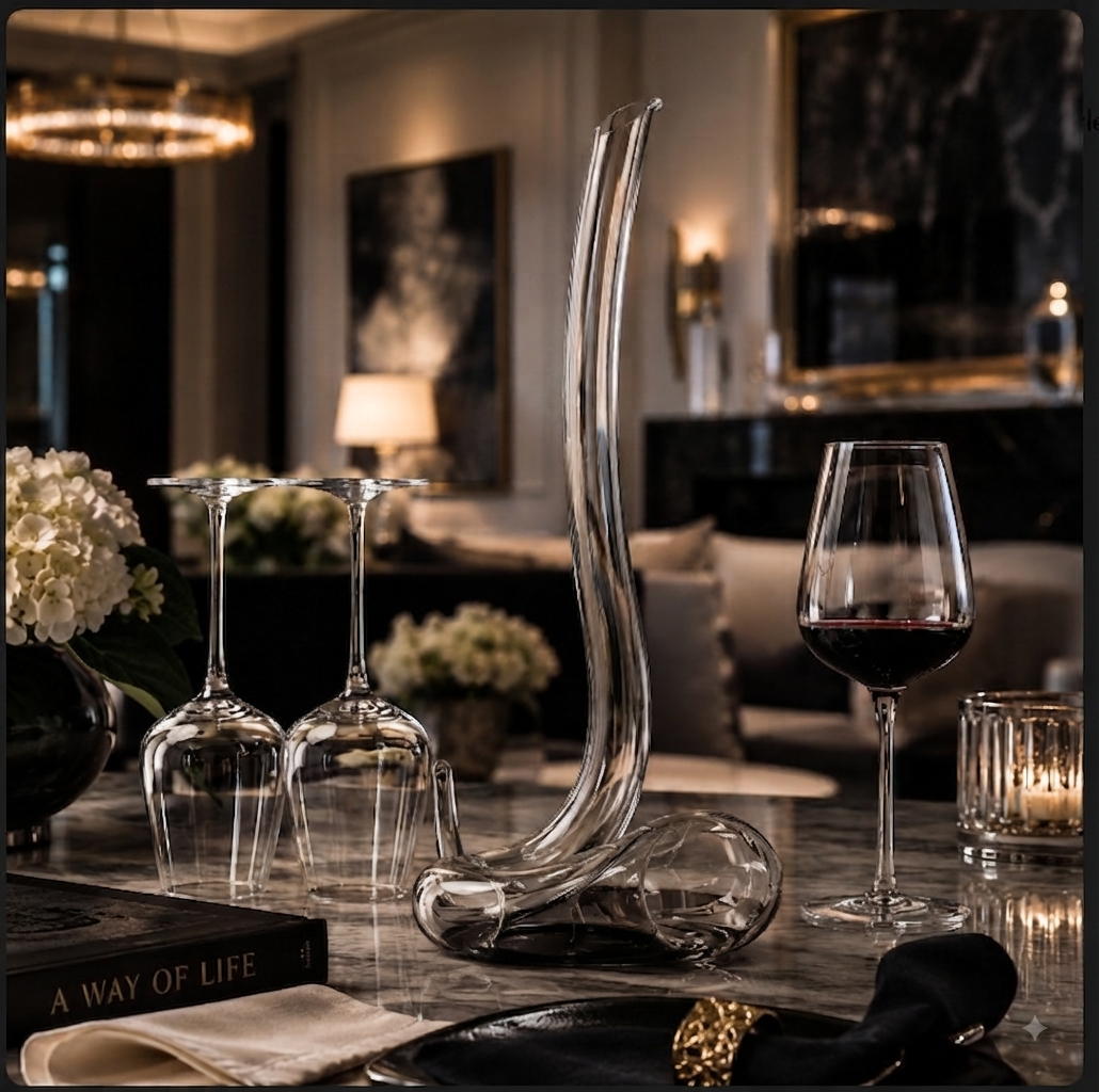 The Serpente Crystal Decanter