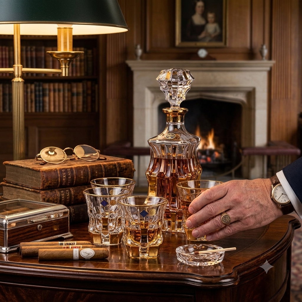 Prague Reserve Aurelia Gold Crystal Whiskey Set™