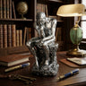 Scandinavian Sandstone Thinker Sculpture – Minimalist Home Décor