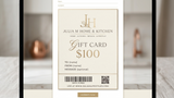 Gift Card by Julia M Home & Kitchen