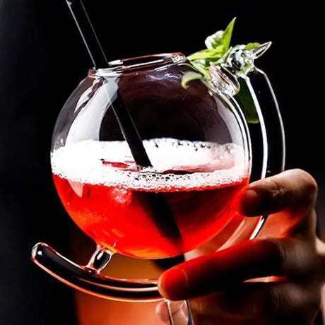 Globe Bubble Martini Glass by Julia M Lifestyles - Julia M LifeStyles