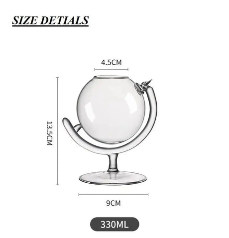 Globe Bubble Martini Glass by Julia M Lifestyles - Julia M LifeStyles