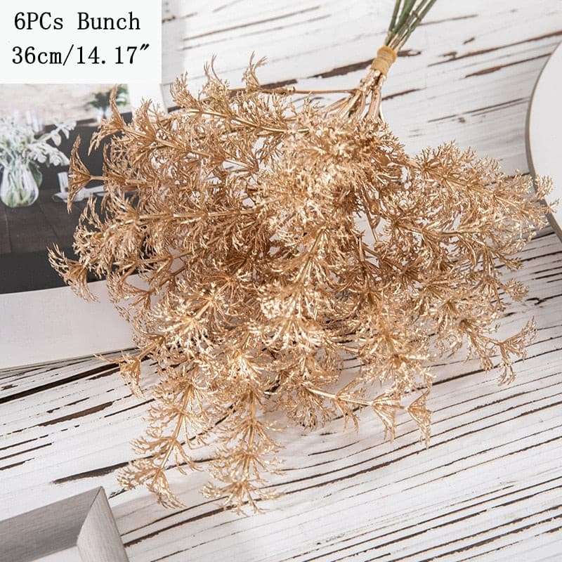 Gold Artificial Plant Bouquet - Julia M LifeStyles