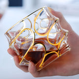 Gold Line Whiskey Glass Set