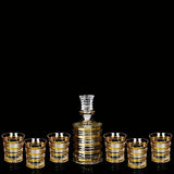 Gold-Lined Crystal Whisky & Wine Glass Set - Julia M LifeStyles