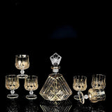 Gold-Lined Crystal Whisky & Wine Glass Set - Julia M LifeStyles