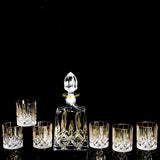 Gold-Lined Crystal Whisky & Wine Glass Set - Julia M LifeStyles