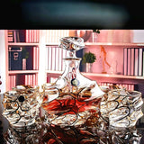 Gold-Lined Crystal Whisky & Wine Glass Set - Julia M LifeStyles