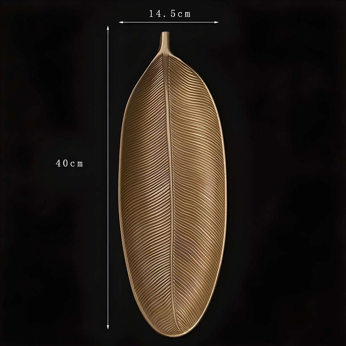 Golden Pineapple Leaf Serving Tray - Versatile Nordic Decor Organizer - Julia M LifeStyles