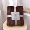 Luxury High Quality Raschel Throw Fleece Blanket Solid Soft Warm Cozy for Winter for Sofa Bed Flannel-Wholesale