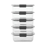 DB 3.2 Cup Food Storage Containers 5 Pack BPA Free Leak-Proof Clear Tritan Plastic Heated Kitchen Organizer Julia M LifeStyles