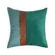 Cotton Linen Velvet Patchwork Faux Leather Pillow Cover Modern Farmhouse Decor Accent Cushion Case Decorative Throw Pillowcase Julia M LifeStyles