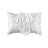 Wholesale Professional Luxury Super Soft Silky Pillow case Solid Color Silk Satin With Envelop Closure