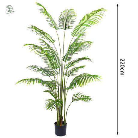 Oh Art Hot Selling 90cm-220cm Tall Artificial Bonsai & Kentia Palm Tree Plastic Outdoor Decorative Palm Tree