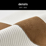 Echo Model Room Sofa Living Room Simple Striped Corduroy Homestay Decoration Pillow Set Chinese Waist Cushion Set Julia M LifeStyles