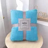Luxury High Quality Raschel Throw Fleece Blanket Solid Soft Warm Cozy for Winter for Sofa Bed Flannel-Wholesale