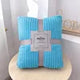 Luxury High Quality Raschel Throw Fleece Blanket Solid Soft Warm Cozy for Winter for Sofa Bed Flannel-Wholesale