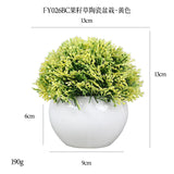 DS  Artificial Plants Potted Greenery Green Grass Plastic Faux Topiary Shrubs for Bathroom Home Kitchen Office Farmhouse Decor Julia M LifeStyles