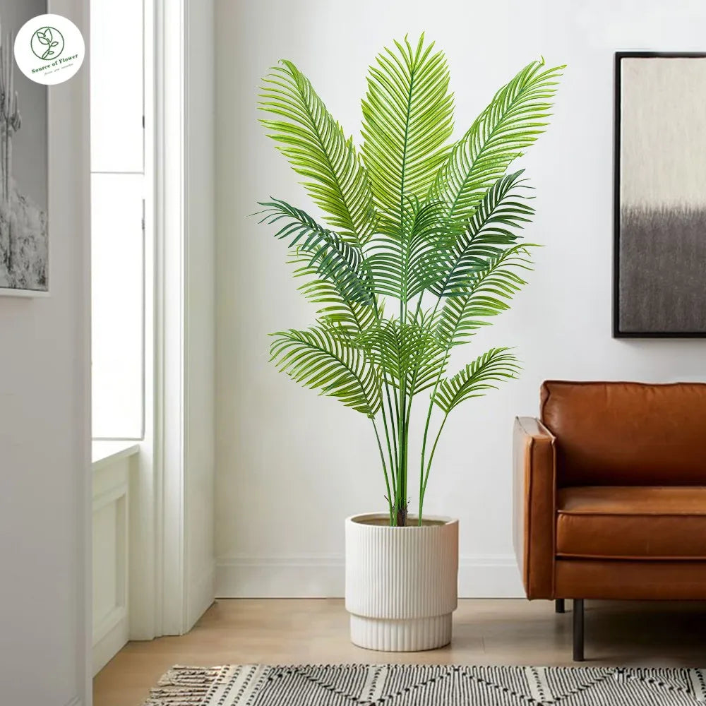 Oh Art Hot Selling 90cm-220cm Tall Artificial Bonsai & Kentia Palm Tree Plastic Outdoor Decorative Palm Tree