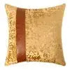 Cotton Linen Velvet Patchwork Faux Leather Pillow Cover Modern Farmhouse Decor Accent Cushion Case Decorative Throw Pillowcase Julia M LifeStyles