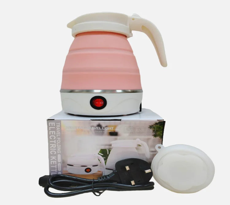 Convenient Foldable Electric Kettle with Silicone Handle