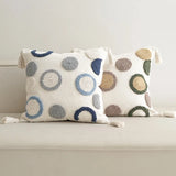 Tufted Embroidery Sofa Cushion Cover Art Throw Pillow case Living Room Decor Hotel Supplies