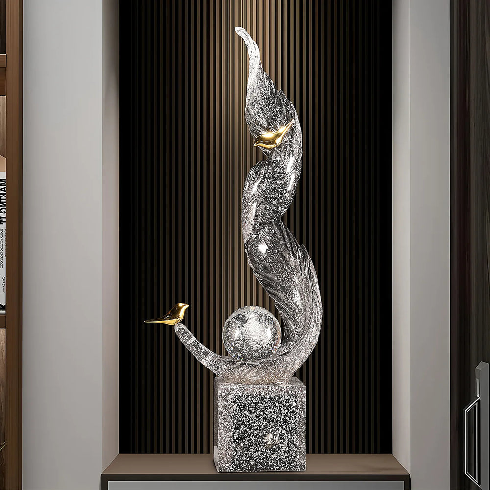 Orbit Sculptural Resin Entryway Figurine