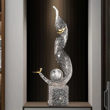 Entrance Ornament Epoxy Resin Sculpted Figurine for Living Room Entry Door Hall
