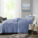 Velvet Woven Duvet Cover Set - King & Twin Options for Winter Elegance