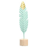 Modern Wrought Iron Feather Desktop Decor Julia M LifeStyles