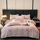 4kg Simple Style Three-dimensional Carved Milk Velvet Polyester-Filled Four-Piece Set for Fall Season Julia M LifeStyles