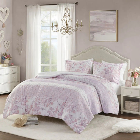 Luxury Floral Paisley Duvet Cover Set Twin/Twin XL King Size; 6pc Jacquard Fleece Bedding 4pc Satin for Wedding Home Use Julia M LifeStyles