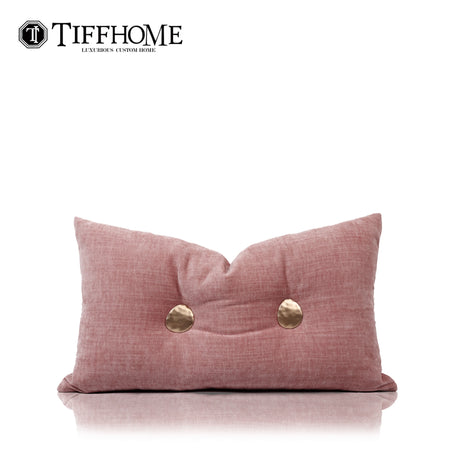 TIFFHOME Lovely Decorative Throw Pillows Custom Organic Cushions Button Waist Portable for Home Decor