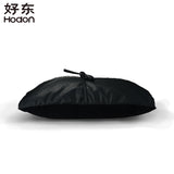 Simple Modern Sofa Model Room PU Leather Splicing Black Decoration Pillow Villa Light Luxury Waist Pillow Bow Pillowcase