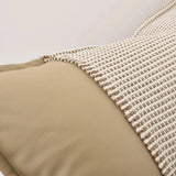 Echo Modern Leather Pillow Cases Cushion Cover for Townhouse and Model Home Sofa Decorative  Pillows Cushions Julia M LifeStyles