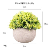 DS  Artificial Plants Potted Greenery Green Grass Plastic Faux Topiary Shrubs for Bathroom Home Kitchen Office Farmhouse Decor Julia M LifeStyles