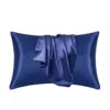 Wholesale Professional Luxury Super Soft Silky Pillow case Solid Color Silk Satin With Envelop Closure