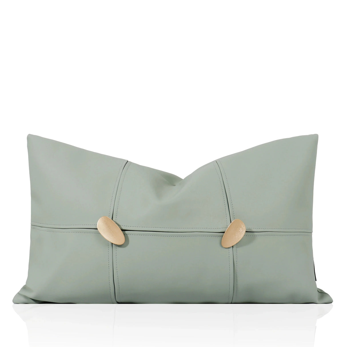 Tiff Home New Design Wholesale 30*50cm Light Cyan Spliced Embroidered High-End Throw Pillow
