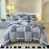 Luxury 100% Cotton Microfiber Twill Bedding Set - Four-Piece Duvet Cover&Sheet Set
