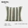 Striped Linen Cotton Jacquard Sofa Pillow Cushion Cover  Modern Luxury Throw Pillow case Living Room Decor Hotel Supplies Julia M LifeStyles
