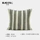 Striped Linen Cotton Jacquard Sofa Pillow Cushion Cover  Modern Luxury Throw Pillow case Living Room Decor Hotel Supplies Julia M LifeStyles